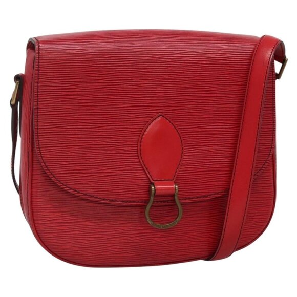 LOUIS VUITTON Epi Saint Cloud GM Shoulder Bag Red - Picture 1 of 15